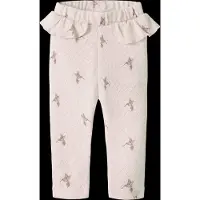 Lil´ Atelier Leggings - NbrRachello - Turtledove/Bird - - 68 - Leggings