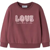 Name it Sweatshirt 'NMFOCLOVE' lysviolet / cyclam / hvid