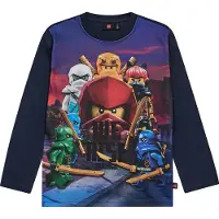 Lego Wear Ninjago Bluse - LwtAffy - Mørkeblå - - 6 år (116) - Bluse