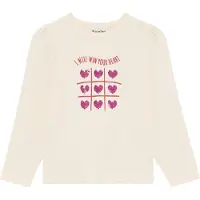 Minymo Bluse - White Swan - - 4 år (104) - Bluse