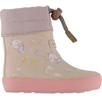 Bisgaard Gummistøvler gylden gul / lyselilla / pudder / pastelpink