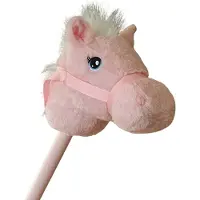 Krea Kæphest - 75 cm - Pink - - OneSize - Legetøj