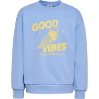 Hummel Sweatshirt - hmlJR Graphic - Serenity - - 7-8 år (122-128) - Sweatshirt