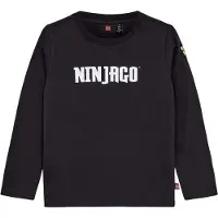 Lego Wear LEGO Ninjago Bluse - LWTano 614 - Sort m. Print - - 6 år (116) - Bluse