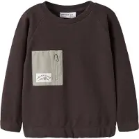 Name it Sweatshirt mørkebrun / lysegrå