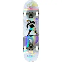 Enuff Skully Skateboard - Hologram Complete - Hvid - - OneSize - Skateboard