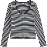 Levi's Cardigan 'AUSTEN' antracit / hvid