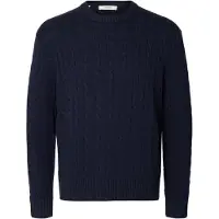 Selected Pullover 'SLMBraun' navy