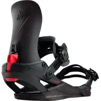 Jones - Snowboardbindinger - Nebula Fase Tweaker Black/Red 2027 til UnisexNylon - Størrelse 37,5-41 - Sort