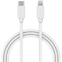 Smartline Ladekabel USB-C/Lightning hvid 100cm