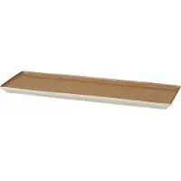 Broste Copenhagen Eli tallerken 12x34 cm Caramel brown