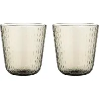 Marimekko Syksy tumbler glas 36 cl 2-pak Brown