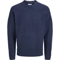 Jack & Jones Pullover 'JJESOHO OLLIE' navy / grå-meleret