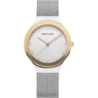 Bering Dameur 12934-010 Classic Hvid/Stål Ø34 mm