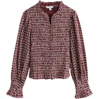 Next Bluse burgunder / hvid