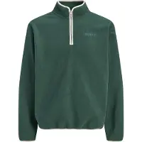 Jack & Jones Pullover 'JORFREDERIKSBERG' mørkegrøn / hvid