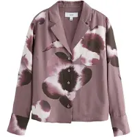 Next Bluse choko / aubergine / lysviolet / hvid