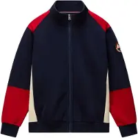 Napapijri Sweatjakke 'ARCHIVE' marin / rød / uldhvid