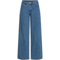 Vila Vifreya Lav Talje Wide Fit Jeans