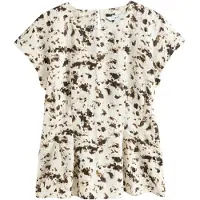 Next Bluse ecru / cognac / mørkebrun / oliven