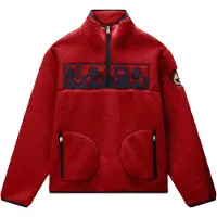 Napapijri Pullover 'ARCHIVE' marin / rød