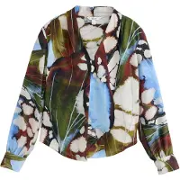 Next Bluse ecru / lyseblå / oliven / bordeaux
