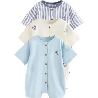 Next Sparkedragt/Body 'Mickey Mouse' lysebeige / safir / lyseblå / hvid