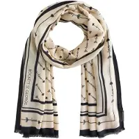 Rockett St George Sjal ecru / sort