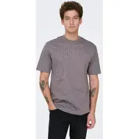 Only & Sons Bluser & t-shirts 'ONSFRED LIFE RLX SS Tee NOOS' lilla