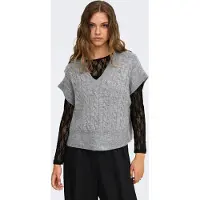 ONLY Pullover 'ONLMELODY' grå-meleret