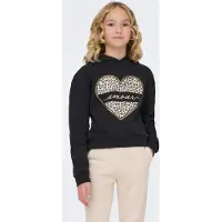 ONLY GIRLS Sweatshirt 'KOGCooper' kit / guld / sort / hvid
