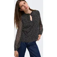 ONLY Bluse 'ONLDITSY' chamois / sort