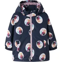 Name It Mini Overgangsjakke 'NMFMAXI' lyseblå / mørkeblå / pitaya / hvid