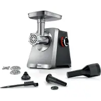 Bosch Serie 8 MFWS820M, 2500 W, Rustfrit stål, 8 mm, 4,5 kg/min, 1 m, Aluminium, Rustfrit stål, Plast