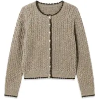 Vero Moda Cardigan 'VMMai' beige / sort