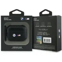 BMW Curved Line-etui til AirPods Pro 3 - Sort