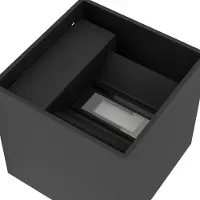 Eglo RINCINE UDENDØRS VÆG 270LM 4000K M/SENSOR DÆMPB. IP44 SORT