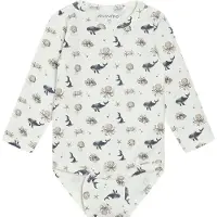 Minymo Body l/æ - AOP - White Pepper - - 62 - Body L/Æ