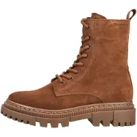 Tamaris Snørestøvletter cognac