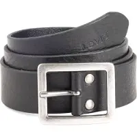 Levi's Bælte 'MASON CENTERBAR BELT CAVIAR BLACK' sort