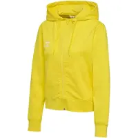 Hummel Sportssweatjakke 'GO 2.0' gul / hvid