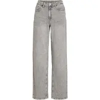 Vila Vilisa Mellemhøj Talje Straight Fit Jeans
