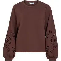Vila Visandy Rund Udskæring Langærmet Sweatshirt