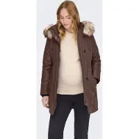 ONLY Maternity Vinterparka 'OLMIris' brun