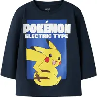 Name it Shirts 'NMMSAUL POKEMON' navy / azur / gul / hvid