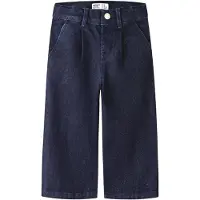 Name it Jeans - NmfRose - Wide - Glitter - Dark Blue Denim - - 6 år (116) - Jeans