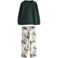 Next Nattøj lyseblå / gran / rød / offwhite