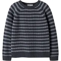 Name It Mini Pullover 'NMMVOLLY' navy / grå