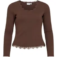 Vila Shirts 'GINA' brun