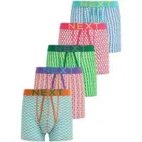 Next Boksershorts blå / turkis / orange / pink